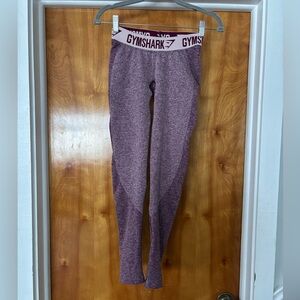 Gymshark Heathered Purple Leggings